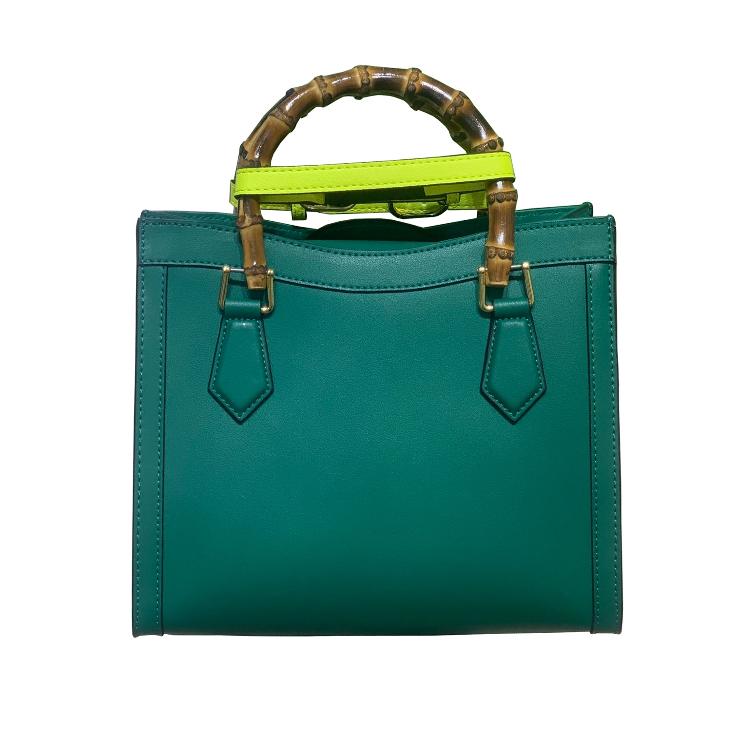 

2022 Summer must-have fashion luxury bamboo bag women's leather classic handbag luxury designer handbag large capacity shoulder