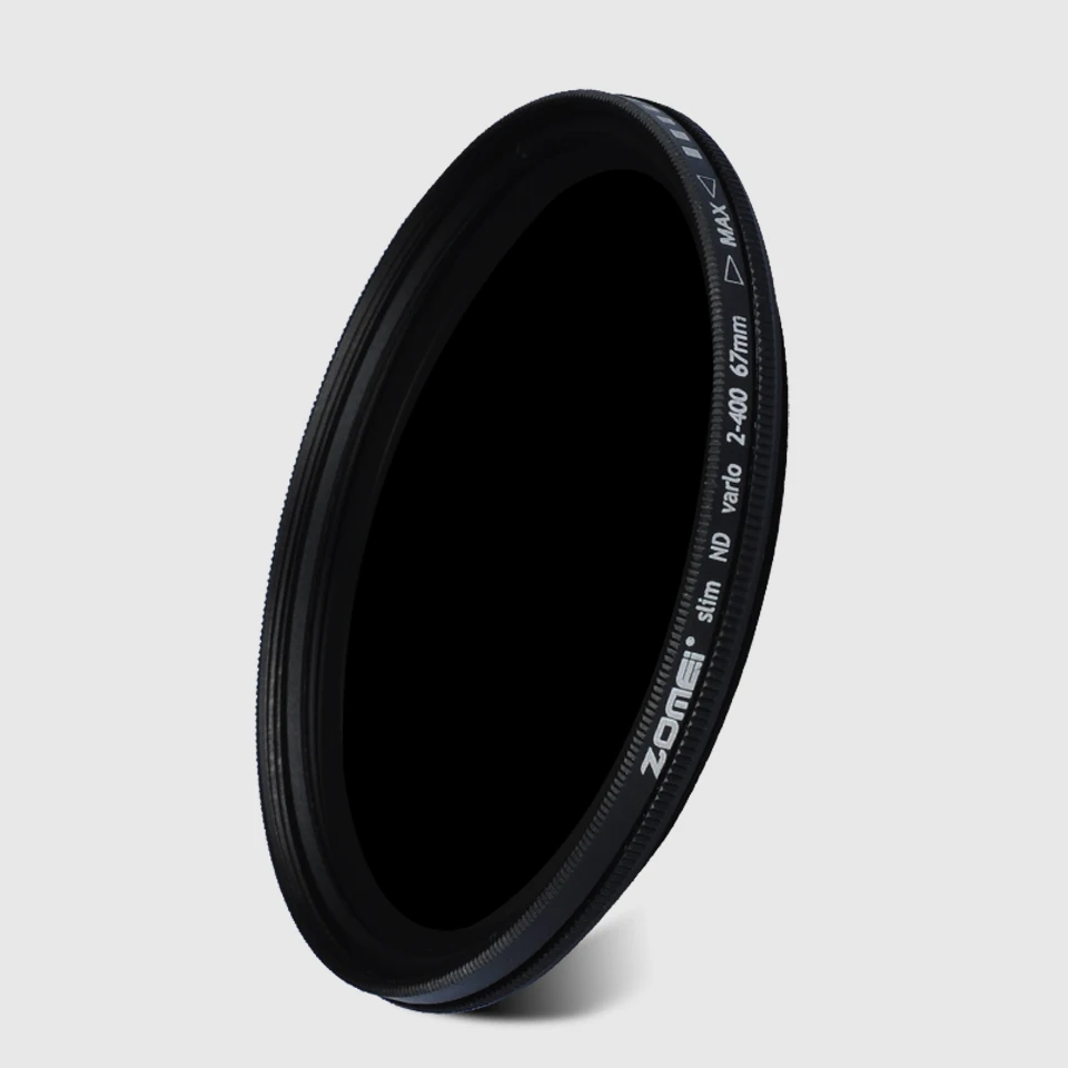 

ZOMEI Slim Adjustable Neutral Density ND2-400 Filter for Canon Nikon Camera Lens 49/52/55/58/62/67/72/77/82mm
