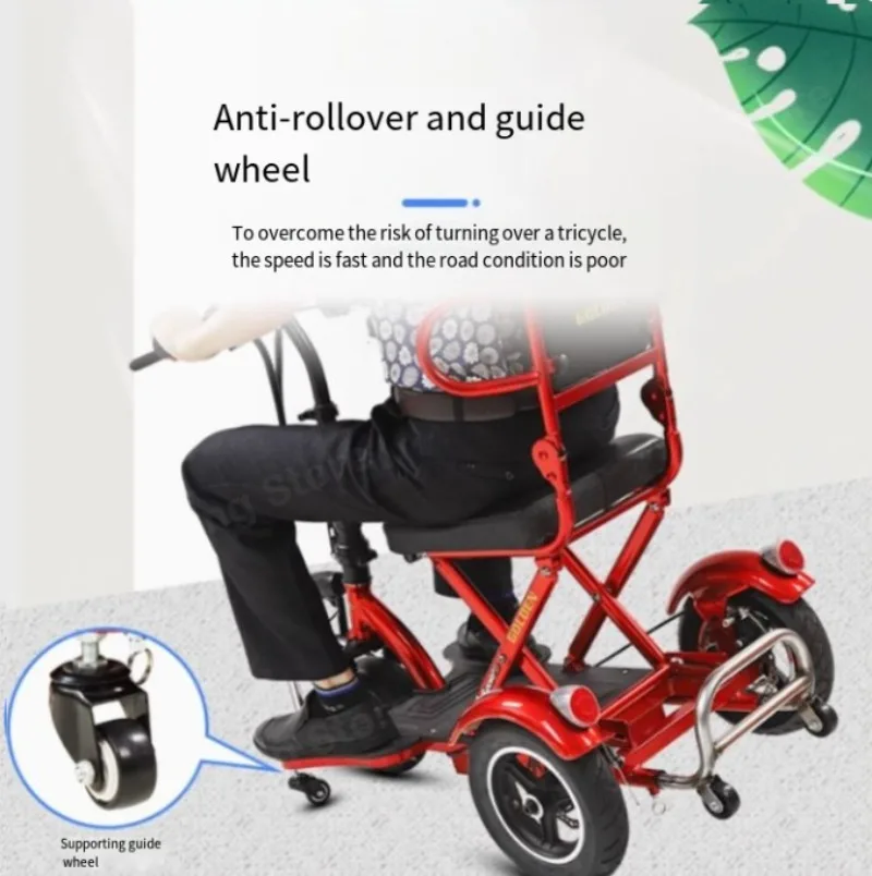 Высталостные скутеры movilidad Trike tres ruedas para닥itados 48V12A40-50KM Triciclo eléctrico plegable