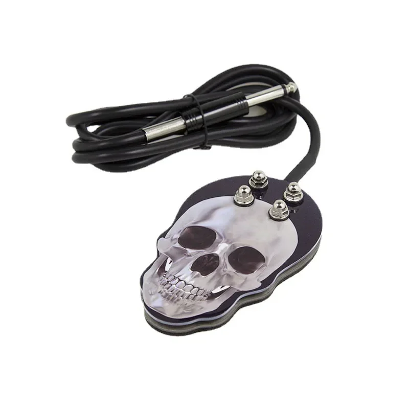 Ножной переключатель для татуировки из нержавеющей стали красочная печать блок