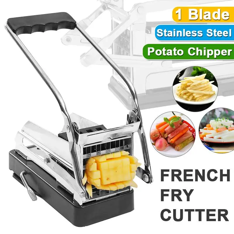 

Новая машина для резки картофеля из нержавеющей стали, нескользящий резак для картофеля фри, домашний слайсер для картофеля, измельчитель, ...