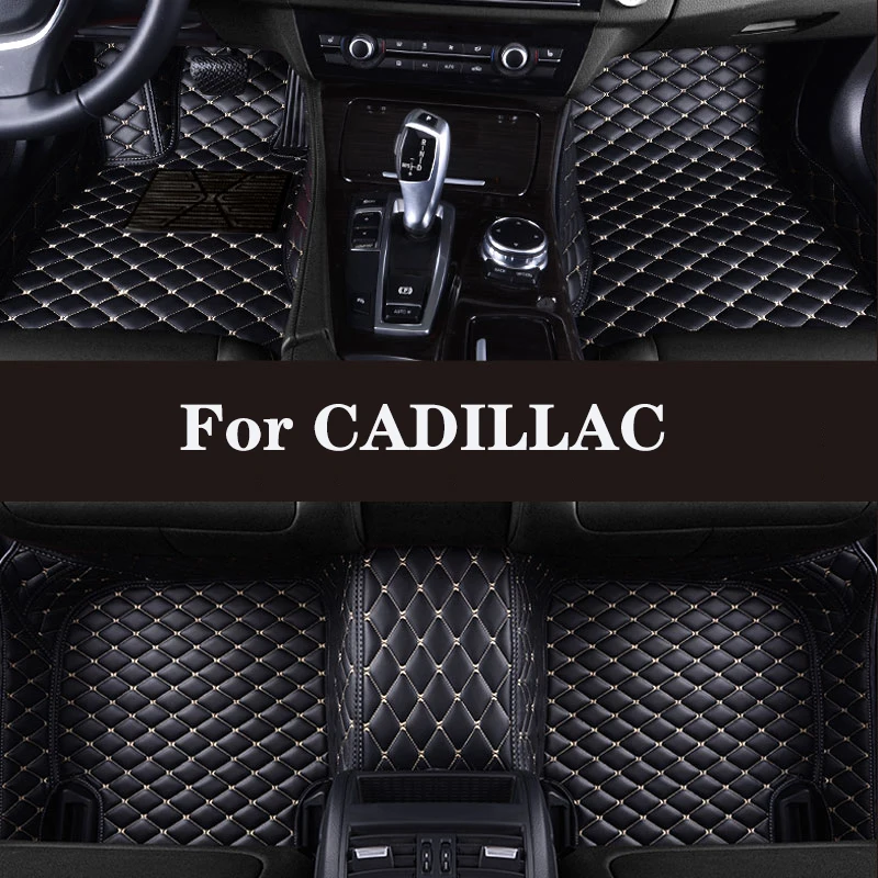 

HLFNTF Full surround custom car floor mat For CADILLAC CTS (4door) 2010-2012 car parts car accessories Automotive interior