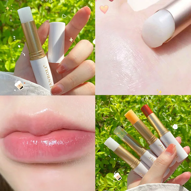 

Lip Balm Temperature Change Lipstick Girl Moisturizing Long Lasting Lip Gloss Makeup Lip Primer Care Base Makeup Cosmetic