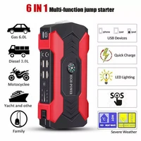 new car jump starter power bank 28000mah 200 600aportable charger car booster 12v lcd display usb emergency battery starter