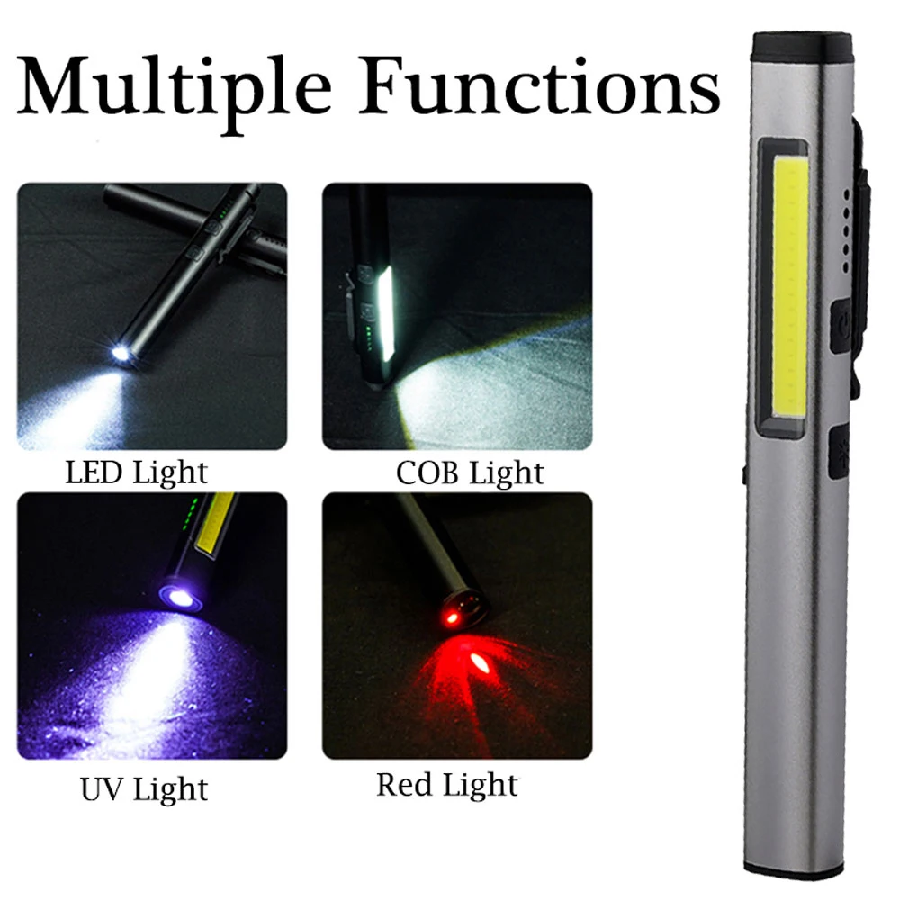 

Портативный 3-цветный светодиодный фонарик из алюминия
