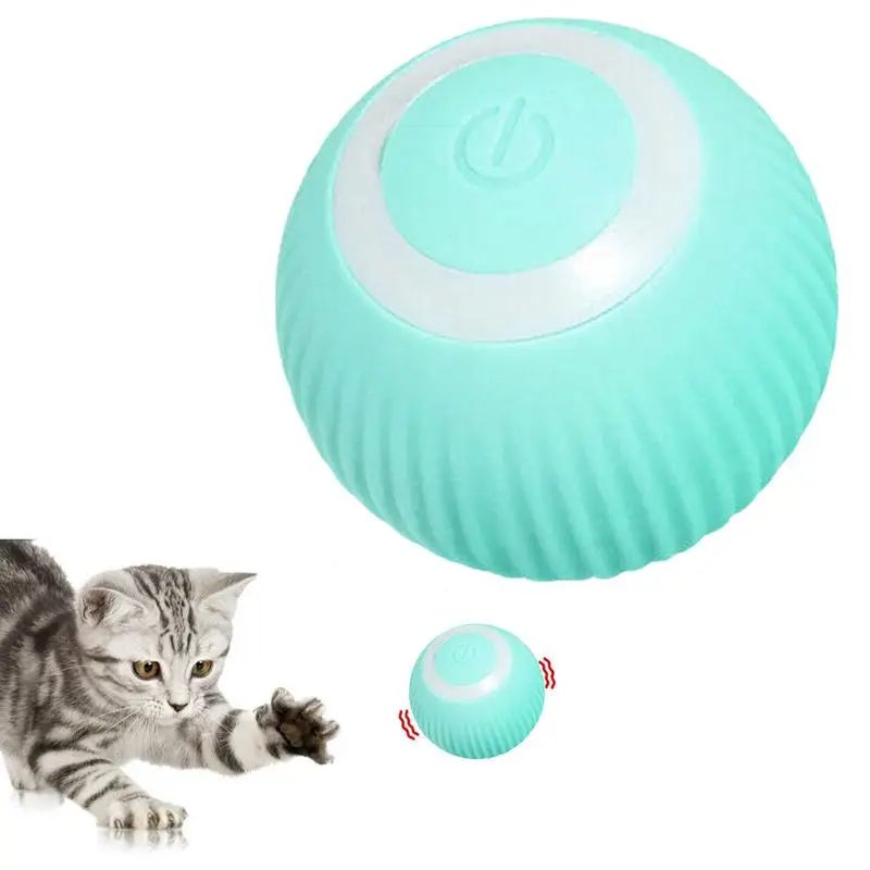 

Electric For Self-moving Indoor Automatic Toys Training Ball Toys Interactive For Playing Smart Kitten Toys Cat Rolling Cat Cats