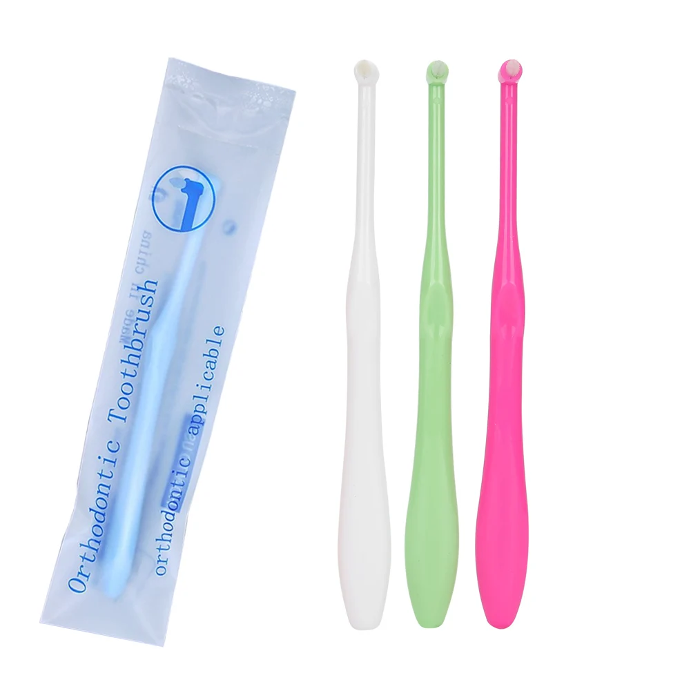 

5Pcs Portable Orthodontic Bracket Toothbrush Dental Brace Interdental Brush Denture Floss Toothpick Oral Care Teeth Clean Tools