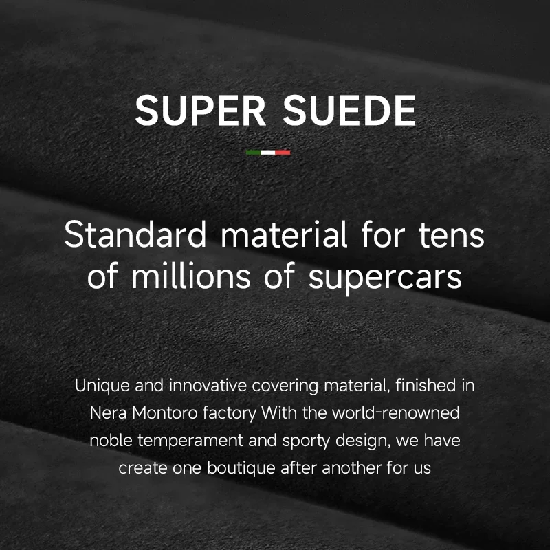 Итальянский супер замшевый автомобильный подголовник Maybach Design для Teala Model 3 Y X S