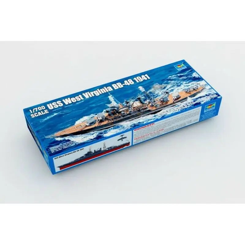 Trumpeter 05771 1/700 USS West Virginia BB-48 1941 - Scale M