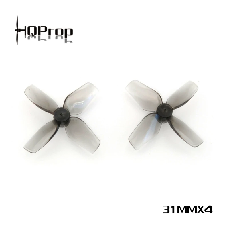 

4Pairs 8PCS HQPROP 31MMX4 31mm 4-Blade PC Propeller 1mm for RC FPV Freestyle Tinywhoop Micro Drones DIY Parts