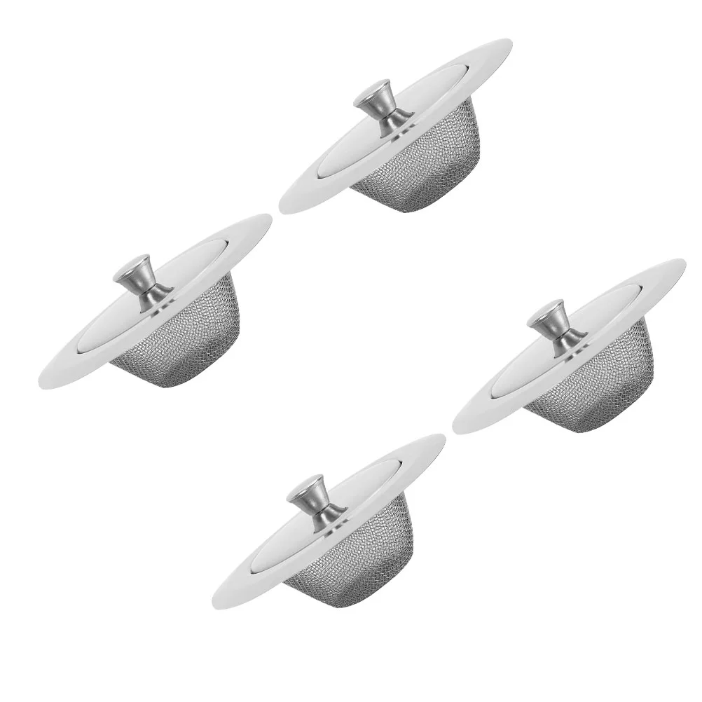 

Sink Strainer Strainers Kitchen Drain Bathroom Dish Garbage Drainage Basket Drainer Filter Stoppers Metal Catcher Hair Stopper