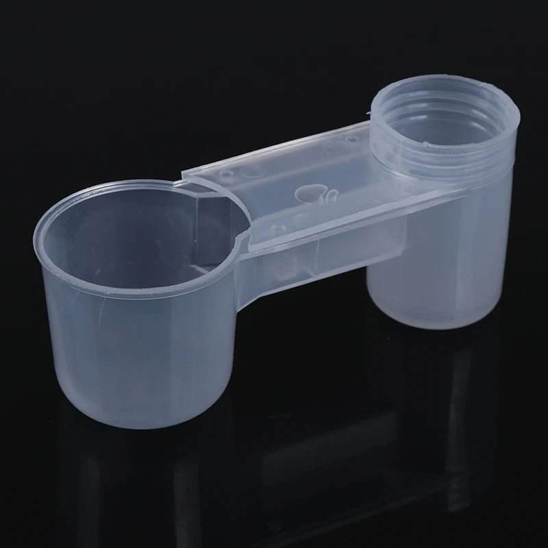 Пластиковая поилка для птиц бутылочка воды чашка кошка курица голубь |