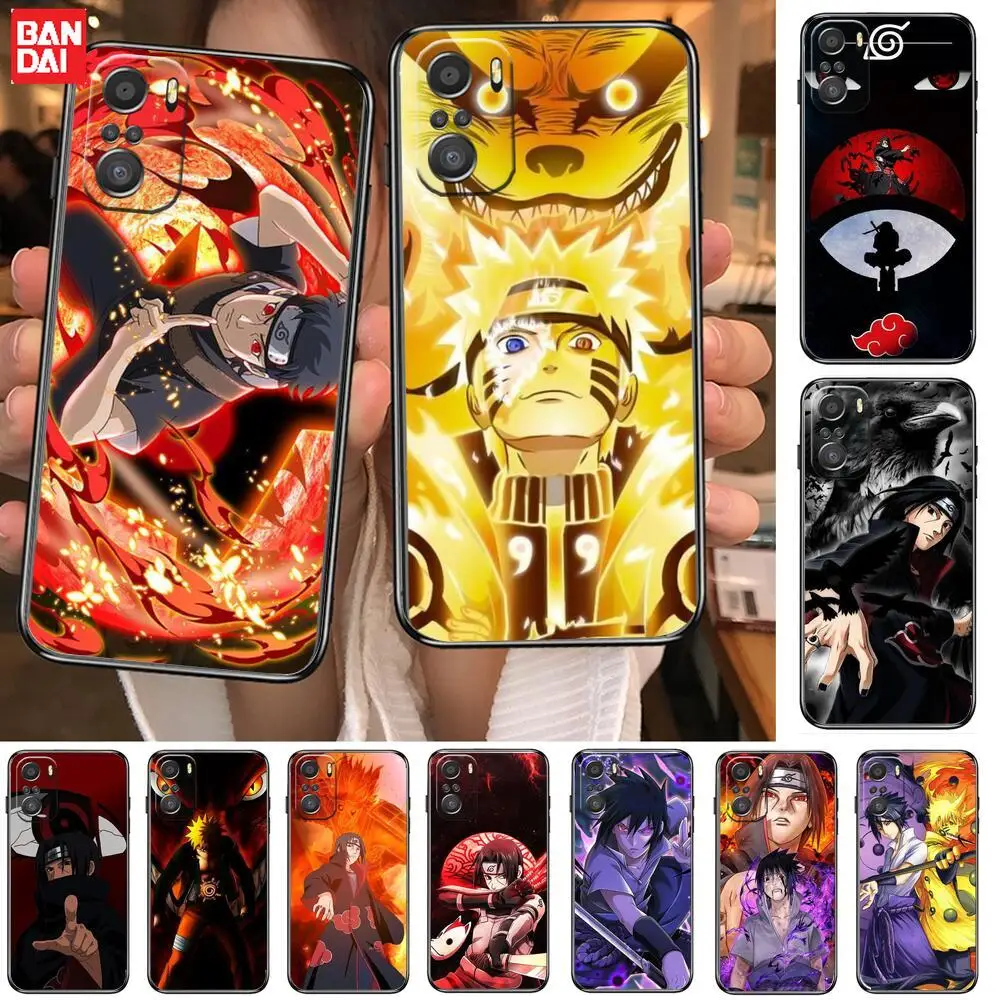 

Hot selling Naruto Uchiha Itachi Phone Case For xiaomi mi 11 Lite pro Ultra 10s 9 8 MIX 4 FOLD 10T 5g Black Cover Silicone Back
