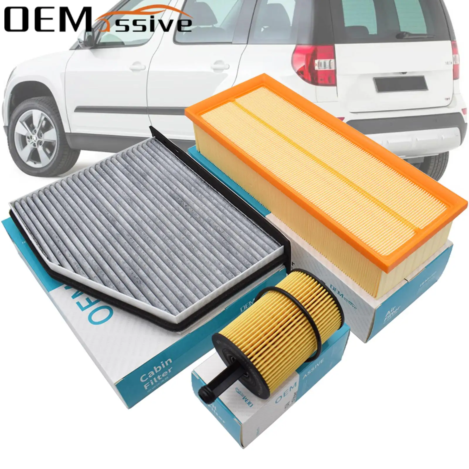 

Масляный воздушный фильтр пыльцы 071115562 1K0819644 1K0129620D для Skoda Yeti 5L 2009 2010 2011 2012 2013 2014 2015 2016 2017 2.0TDI