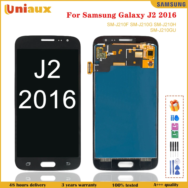 Сменный ЖК-дисплей 5,0 дюйма для Samsung Galaxy J2 2016 J210 J210F с сенсорным экраном и дигитайзером в сборе