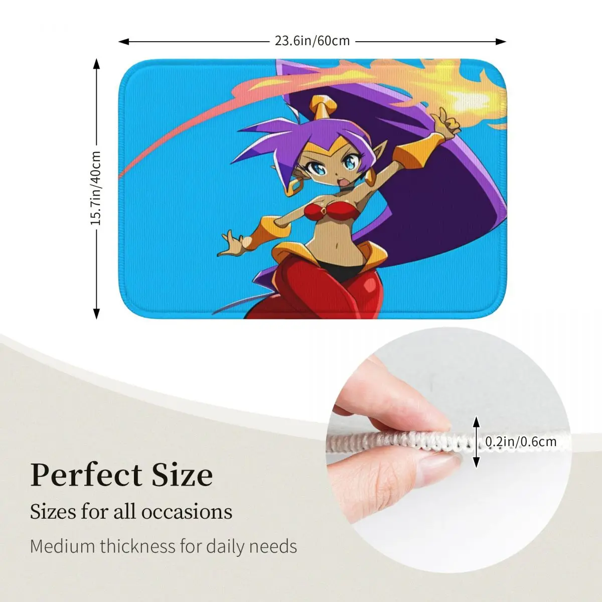 Shantae Half Genie Коврики для унитаза ванной Коврик Ковер Кровать Детский