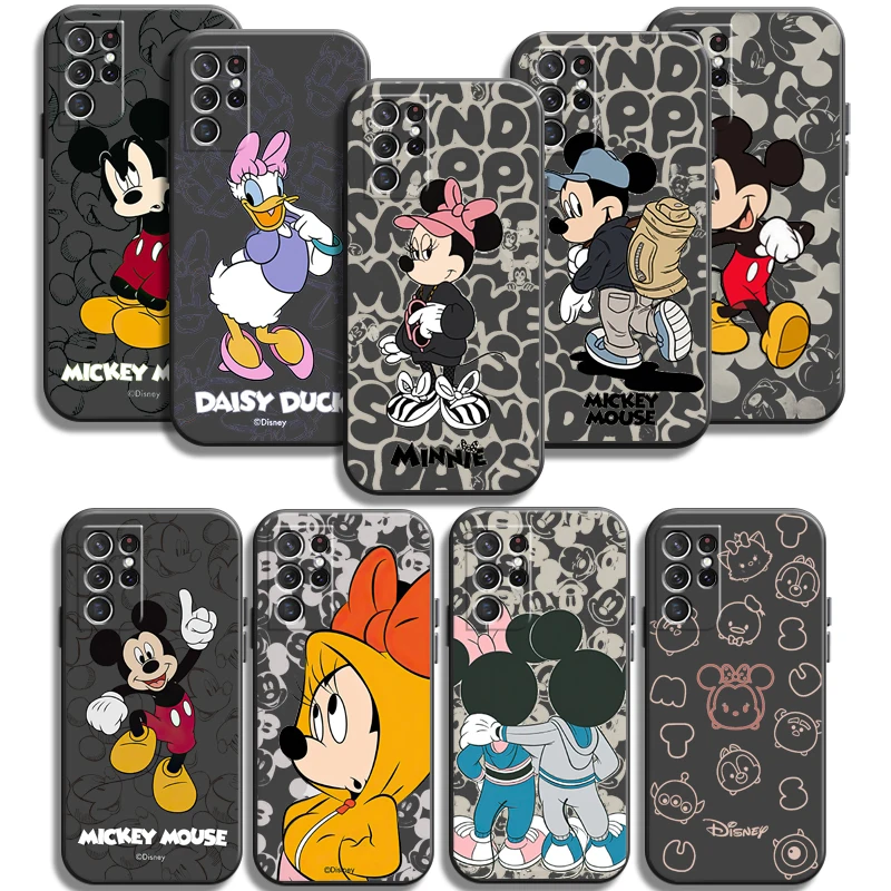 

Disney Mickey Mouse Phone Cases For Samsung Galaxy A31 A32 A51 A71 A52 A72 4G 5G A11 A21S A20 A22 4G Soft TPU Back Cover