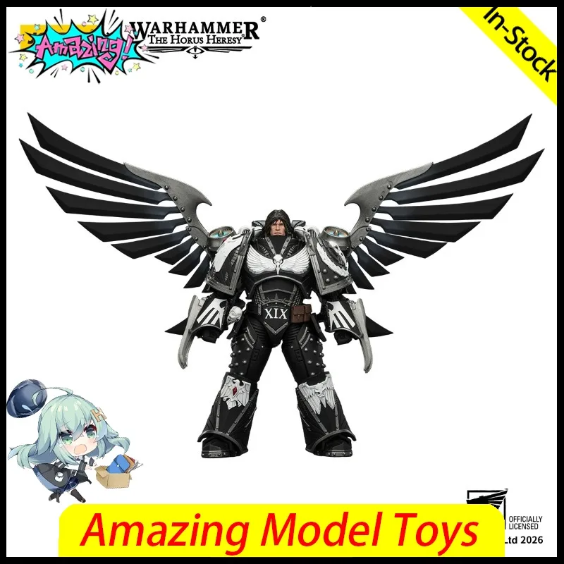 Фото В наличии: Фигурки JOYTOY Warhammer 40K 1/18, Корвус Коракс, Праймарх XIX Легиона, модель для сборки, подарки №5