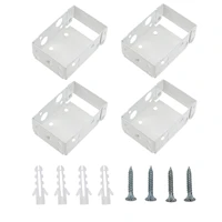 4pcs curtain mounting brackets blinds brackets curtain rod holders curtain installation accessories for shop hotel office