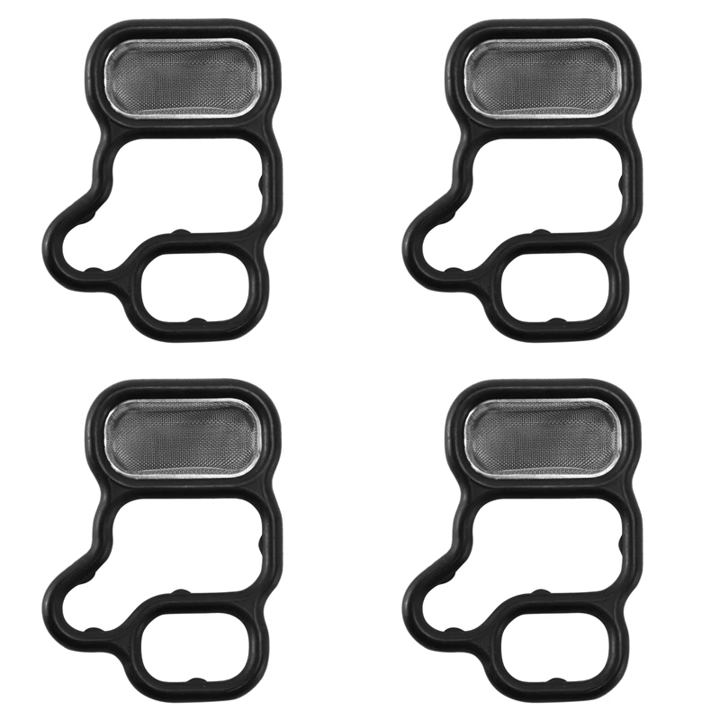 

4X VTEC Solenoid Gasket / Spool Valve Filter Screen 15815-RAA-A02 For Honda Acura Car Accessories