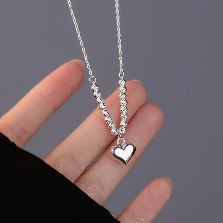 Элегантное ожерелье с подвеской в форме сердца женское милое модное