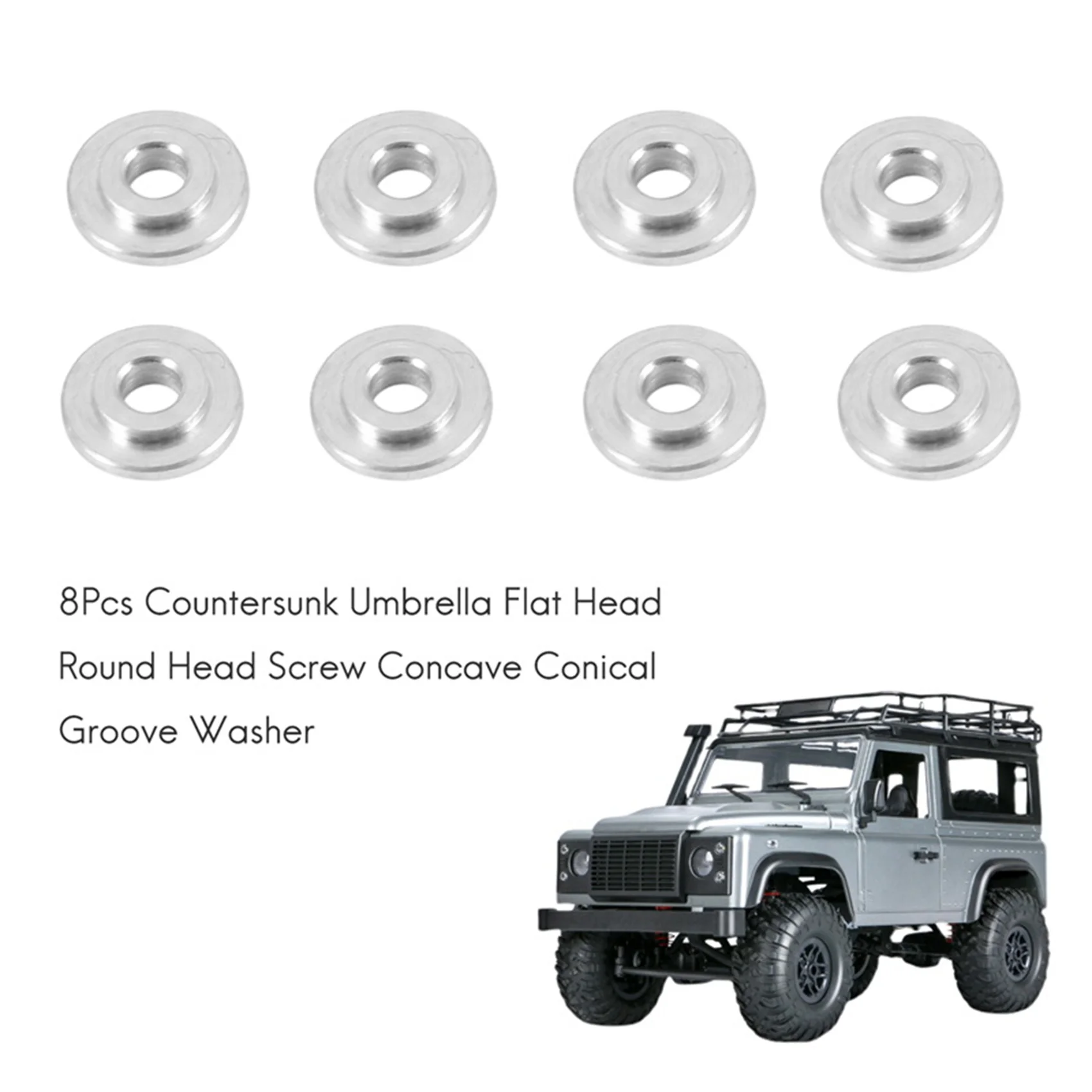 8 шт. шайба с потайной головкой для зонта круглой вогнутой конической канавкой MN