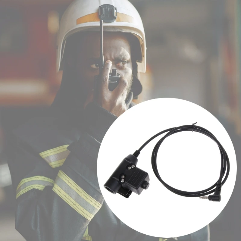 Headset Adapter U94 PTT for VX-1R VX168 VX160 FT60R VX-3R VX-5R FT1DR Cable-Plug