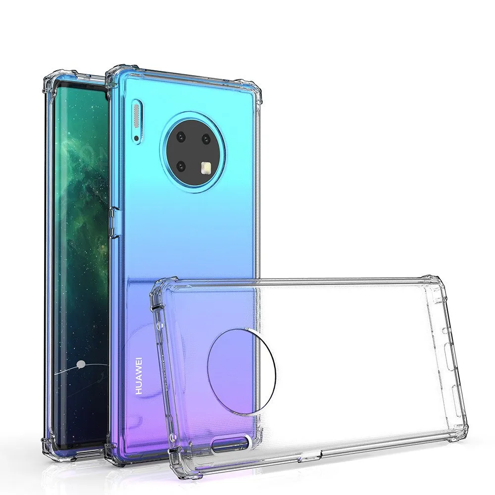 

Transparent Shockproof Clear Phone Case for Huawei P20 P30 P40 P10 Lite Pro Mate 20 30 P 10 40 Protection Cover Clear Slim Soft