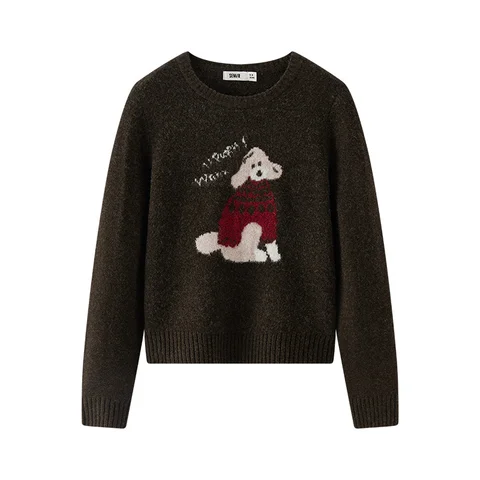 Semir Женский вязаный свитер из акрила