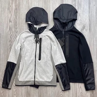 2022 mens sports top hooded jacket cotton tech fleece premium sportswear training supplies branded sportswear