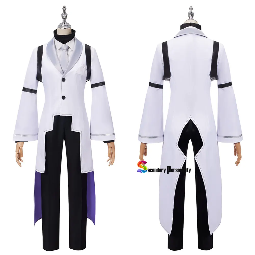 

Anime Bungou Stray Dogs 4th season Cosplay Sigma Costume Long Trench Uniform Suit Halloween Party Outfit for Men Women