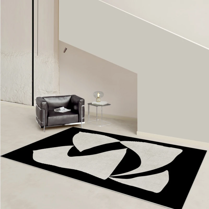 

Ковры для гостиной, спальни, домашний декор, Европейский современный минималистичный абстрактный светильник лый роскошный современный ков...