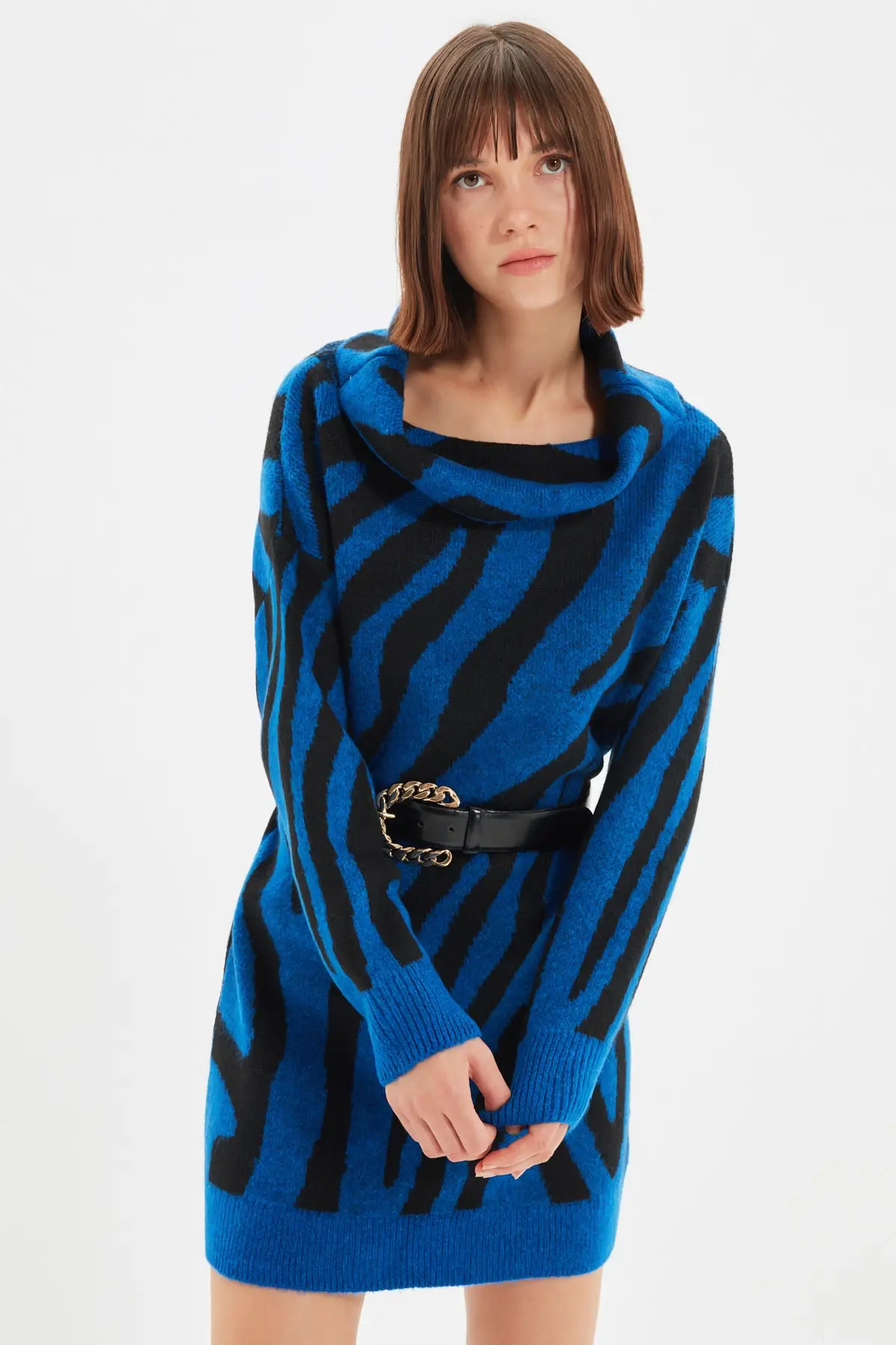 

Trendyol Turtleneck Knitwear Dress TWOAW22EL0019