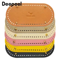 deepeel 1225cm pu leather backpack bottom cover metal hardware sewing accessories for women diy handmade shoulder bag