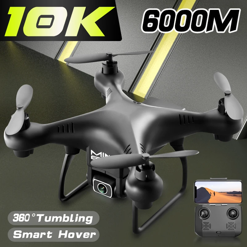

Новинка профессиональный мини-Дрон KY908 10K HD воздушная камера 6000 м 50x зум Радиоуправляемый вертолет Квадрокоптер детские игрушки