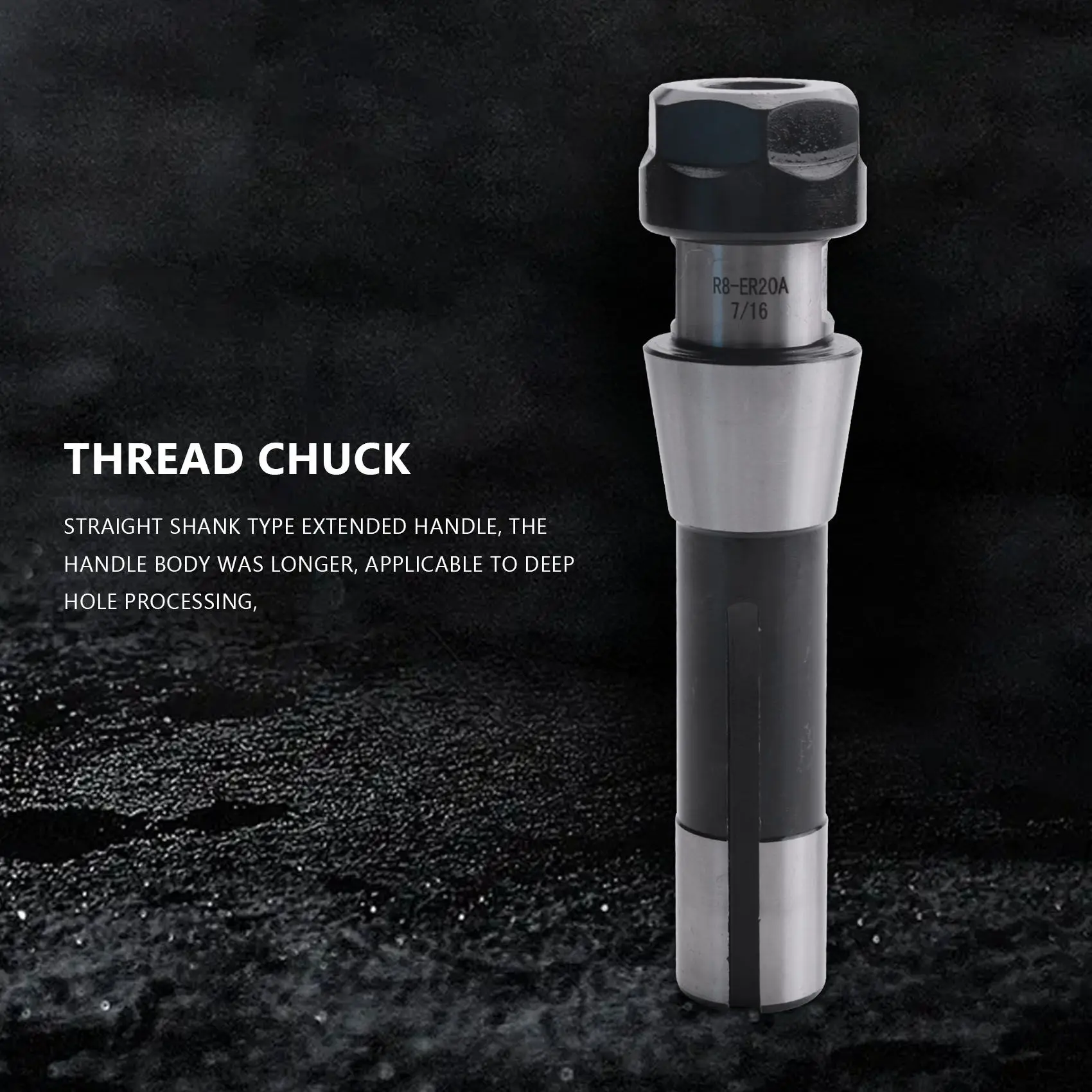 R8 ER20 7/16 дюймов цанговый патрон Держатель CNC фрезерный станок Arbor держатель