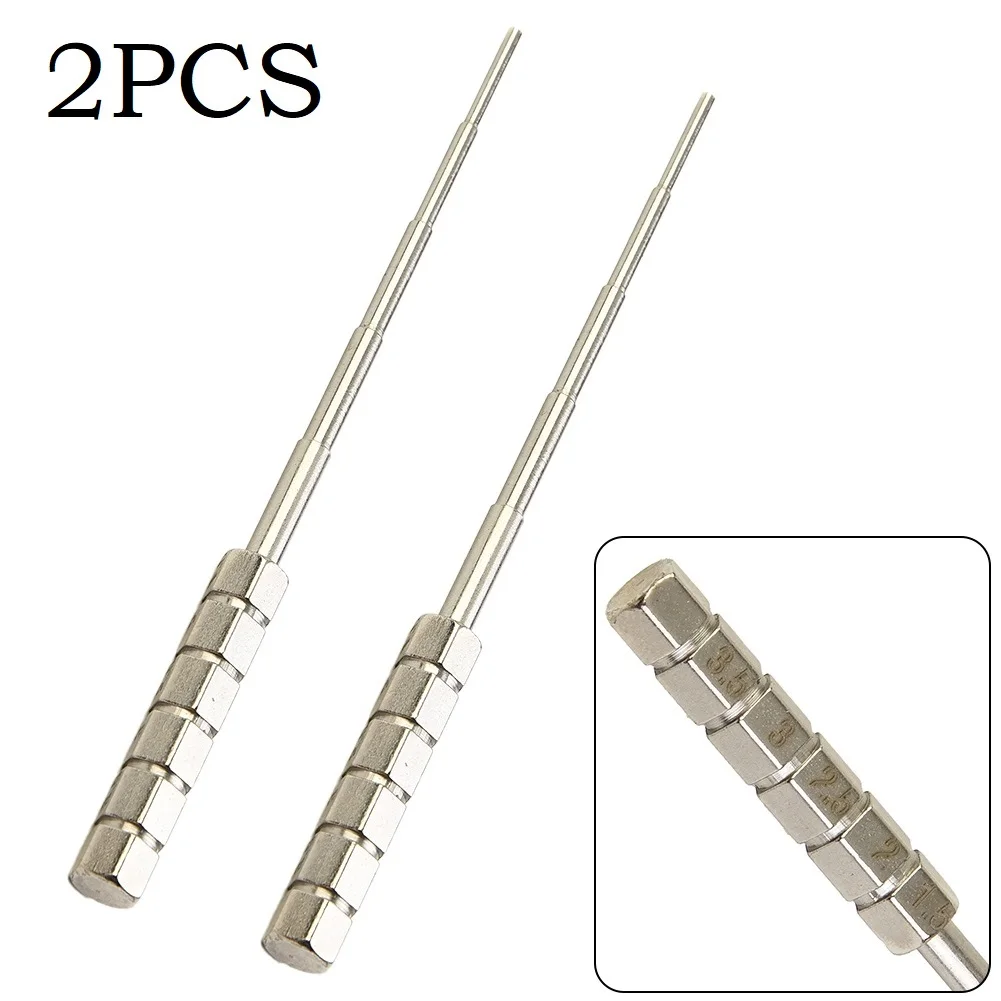 

2 Pcs Stainless Steel Micro Wire Winding Rod Wrapping Wire Jig Tool 1.5mm-3.5mm For Hand Tools Manual Tools Accessories