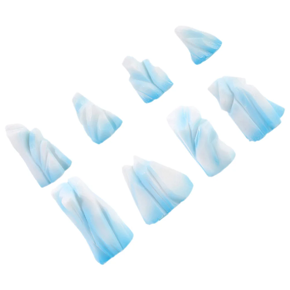 8 шт. айсберг микро пейзаж мини Floeberg украшение миниатюрная модель крошечный