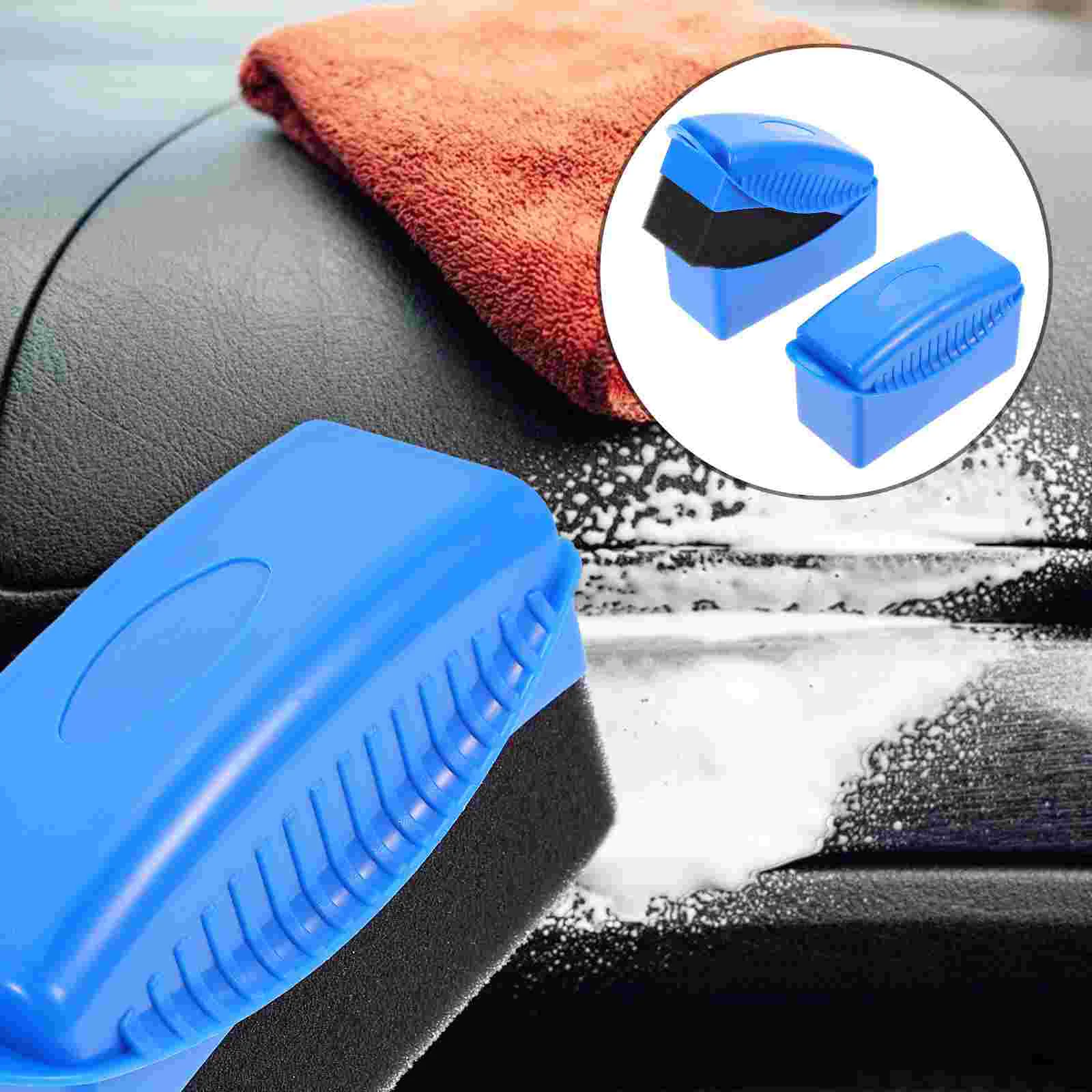 

Covered Tire Brush Car Waxing Tool Auto Wheel Cleaning Supplies Polishing Beauty Sponges