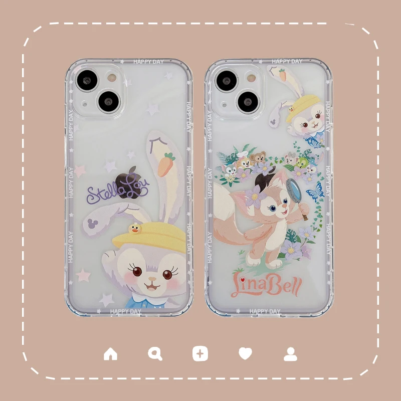 

Disney LinaBell Phone Case for iPhone 11 12 13 mini pro XS MAX 8 7 Plus X XR Cover