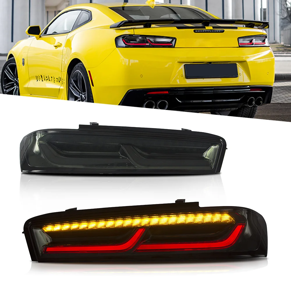 

TailLight for Chevrolet Camaro 16 - 17 Rear Light Led Taillights Assembly Dynamic Sequential Turn Signal DRL Brake Reverse Lamps