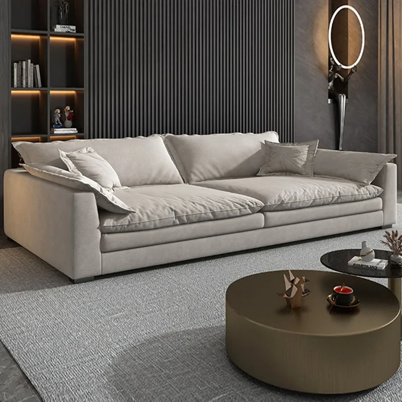 Кожаный напольный угловой диван с ушками слона дешевый набор диванов мебель для