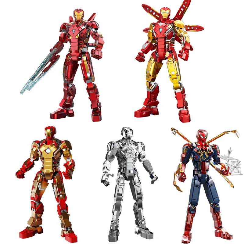 

IN STOCK MOC Creativity MK85 MK42 MK50 MK2 Robot Building Blocks Bricks Model Assembling Toys for Children Birthday Gift Set