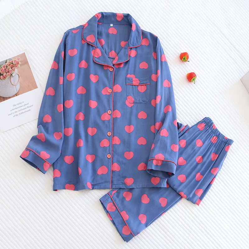 New Ladies Pajamas Set 100% Viscose Soft Thin Pajamas Set For Women Sleepwear Home Wear Spring Summer Pyjamas Loungewear