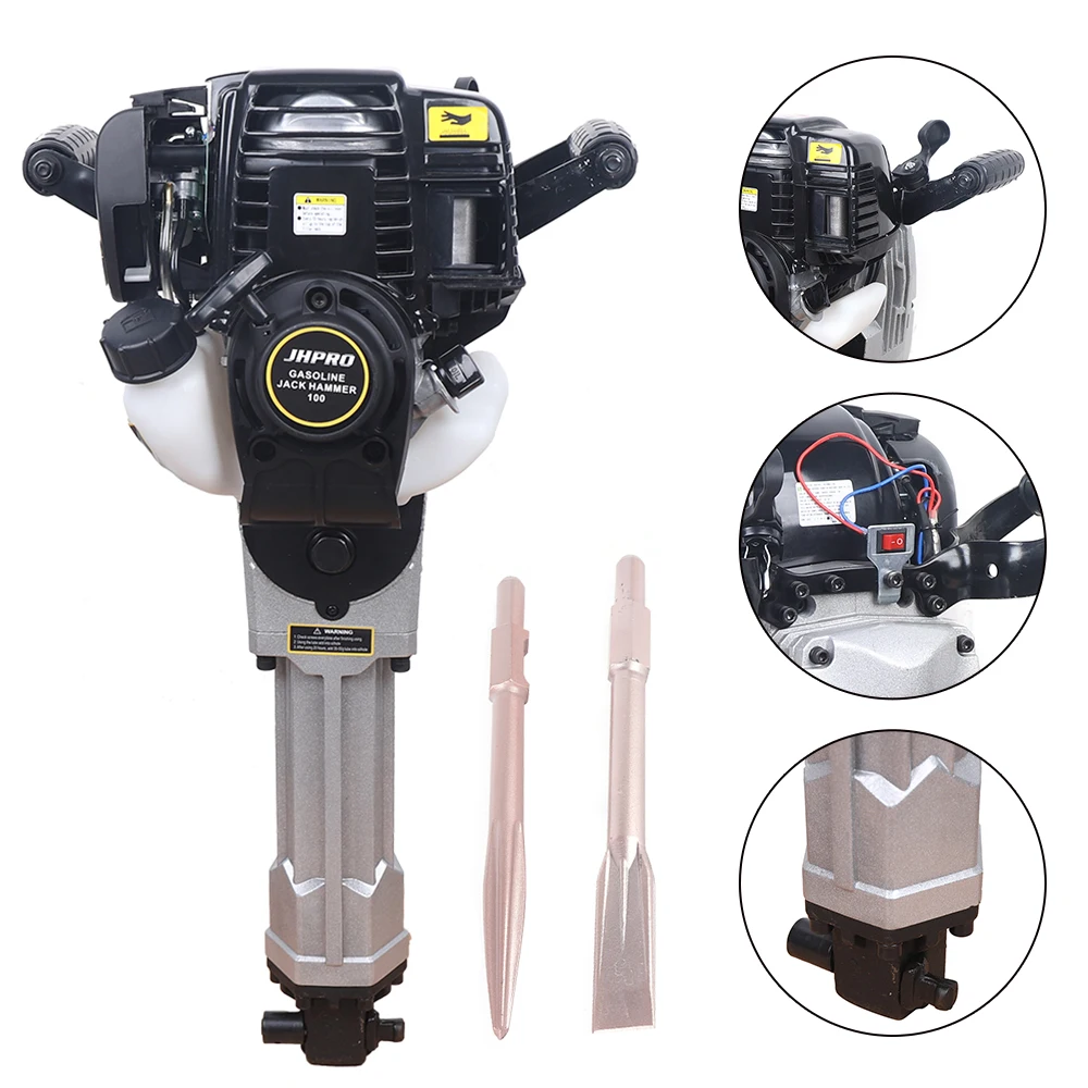 37.7CC 4 Stroke Concrete Breakers Demolition Drill Jack Hamm
