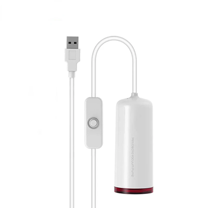 

Вакуумный мини-насос с USB-портом, упаковочная машина для дома, кухни, путешествий, сумки для хранения продуктов, вакуумный упаковщик под ваку...