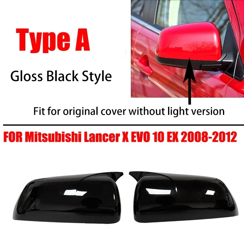 

Для Mitsubishi Lancer X 10 EX EVO 2008-2016 боковая дверь, зеркало заднего вида, крышка, накладка, наклейка, аксессуары для стайлинга автомобиля, часть