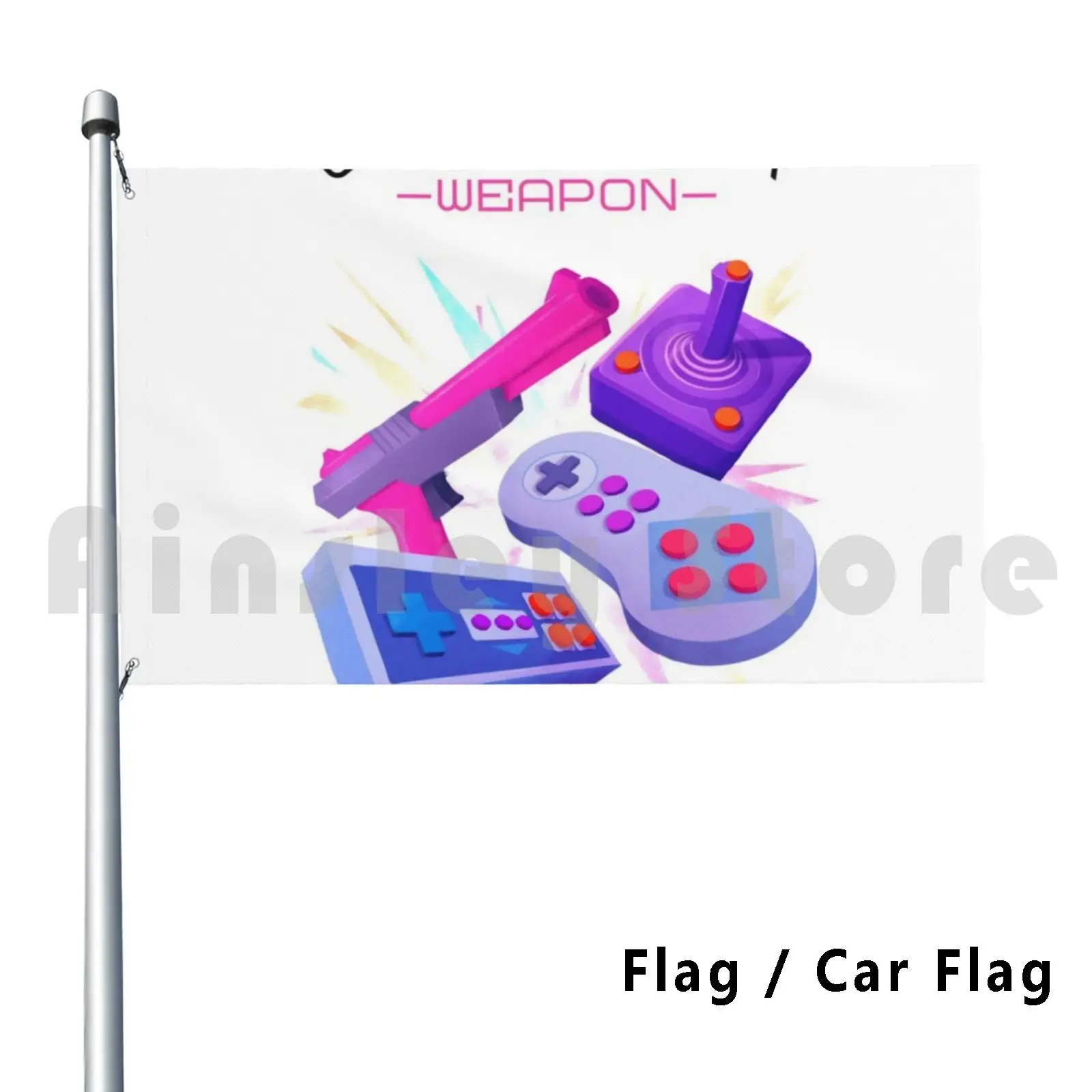 Выберите свое оружие уличный декор флаг автомобиль игровые компьютерные игры