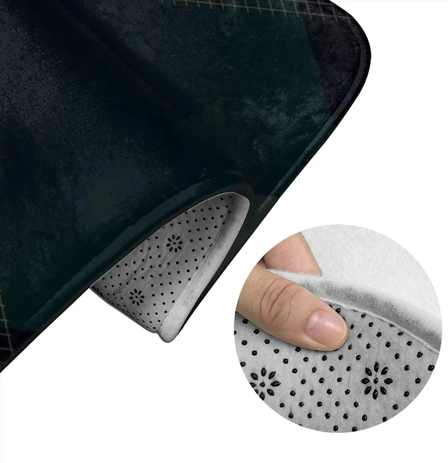 

Large Art Deco Triangles Bathroom Mat Sets 3 Piece Set Rugs Memory Foam Mat Set Toilet Seat Cover Bath Mat lid Cover