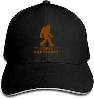 cotton gone squatch bigfoot sandwich duck tongue hats baseball caps women trucker